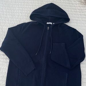 Calvin Klein Navy Blue Zip up Hoodie